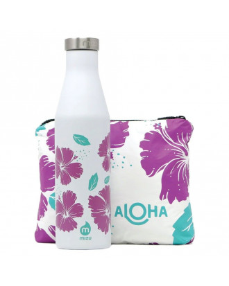 Set da viaggio Aloha Mizu, bottiglia termica e borsa