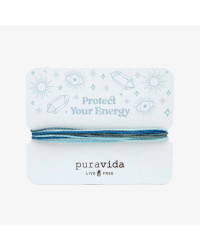 Braccialetto Pura Vida Protect Your Energy Bracelet Card