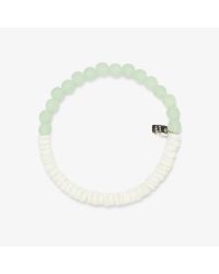 Braccialetto Pura Vida Puka Shell & Frosted Bead Stretch