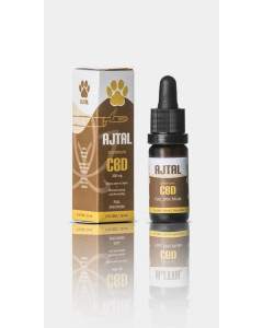 CBD scende premium 2% per animali domestici 10 ml Ajtal